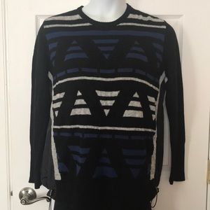 NWT Banana Republic black jacquard pullover